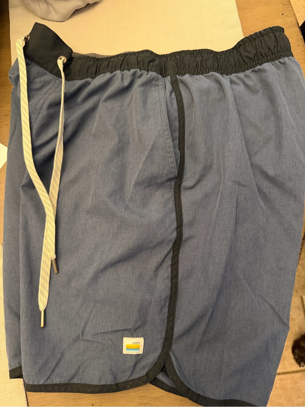 Vuori Men's Blue Kore Shorts(Unlined)